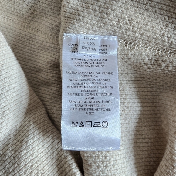 New Free People We The Free Cherry Cola Swit Cuff Oatmeal Combo Hoodie NWOT XS - Picture 9 of 10